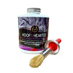 HOOF HEARTED WITH BRUSH  32OZ