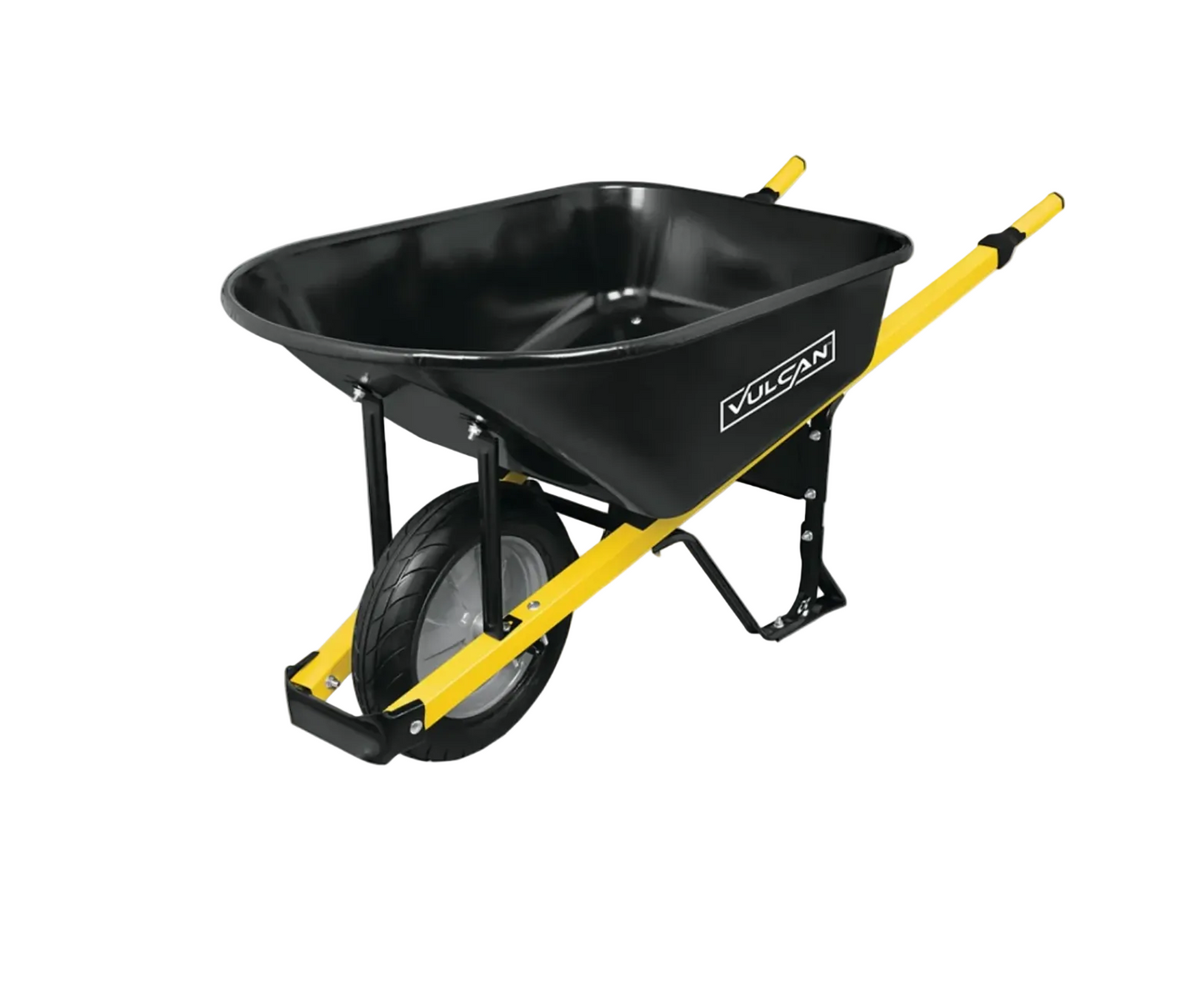 Vulcan 34472 Contractor Wheelbarrow, 6 cu-ft