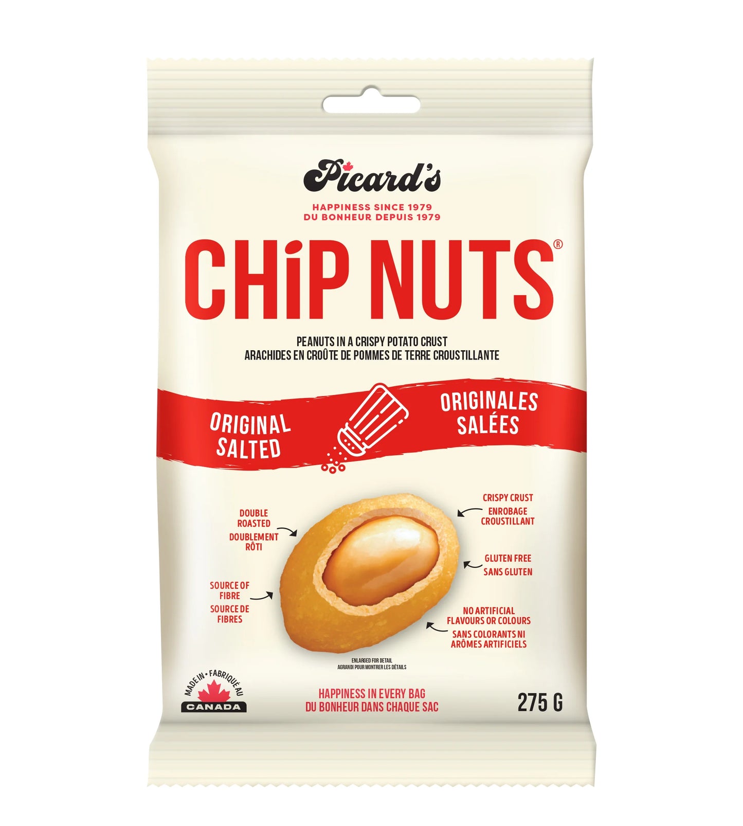 PICARDS ORIGINAL SALTED CHIP NUTS 275G