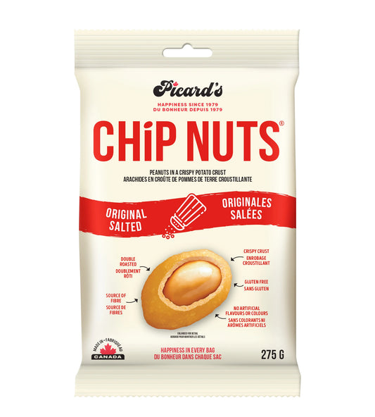 PICARDS ORIGINAL SALTED CHIP NUTS 275G