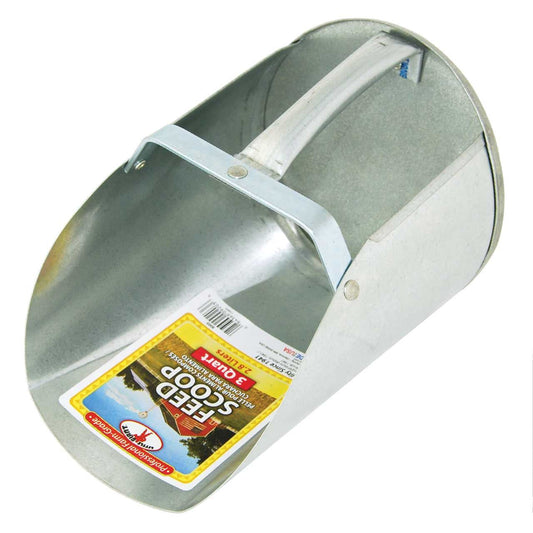3 QUART GALVANIZED SCOOP