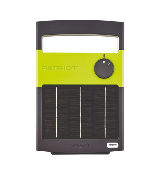 Patriot SG80 Solar Electric Fence Energizer – 15 Acre