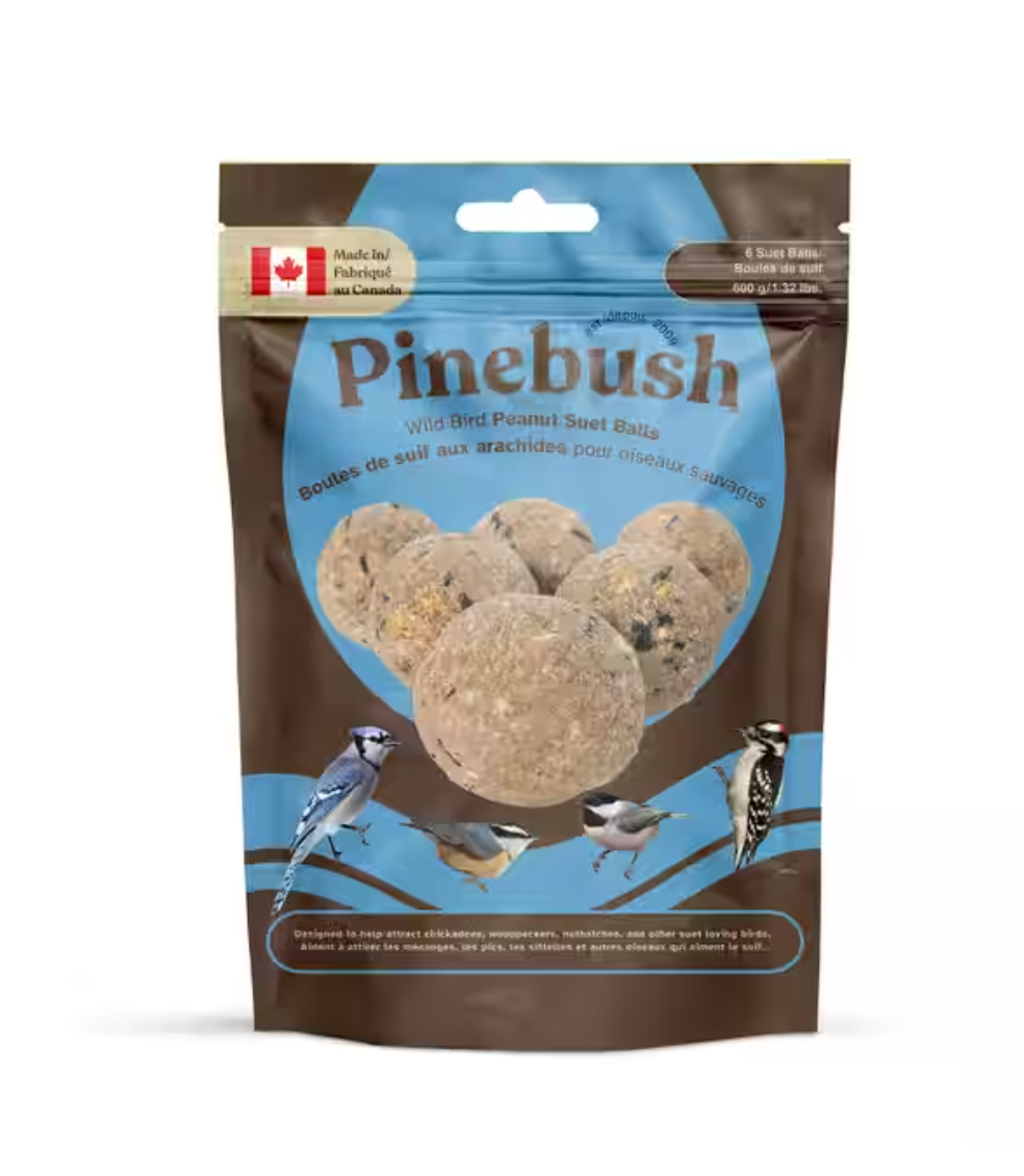Suet Balls Bird Food - Peanut, Small, 6 Pack