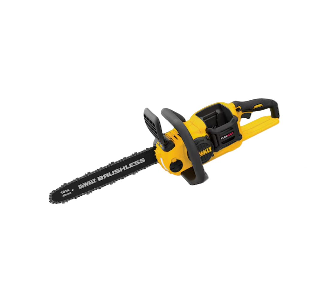 DEWALT DCCS670X1 Brushless Chainsaw Kit, Battery Included, 3 Ah, 60 V, Lithium-Ion, 16 in L Bar, 3/8 in Pitch- TOOL ONLY