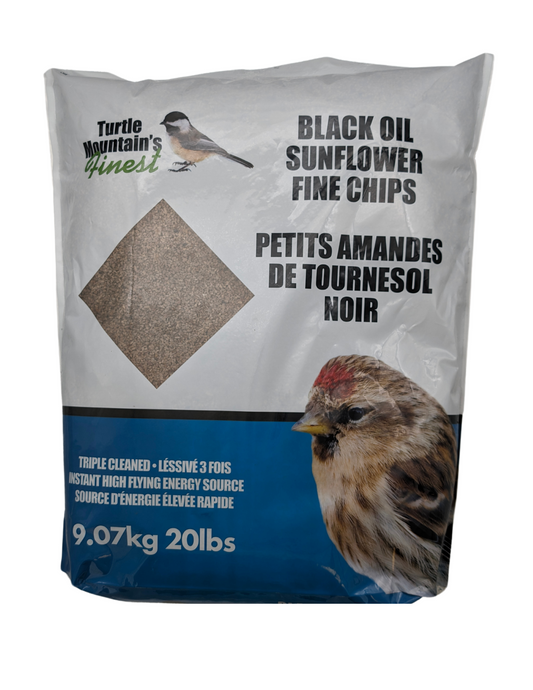 BLACK OIL SUNFLOWER FINE CHIPS