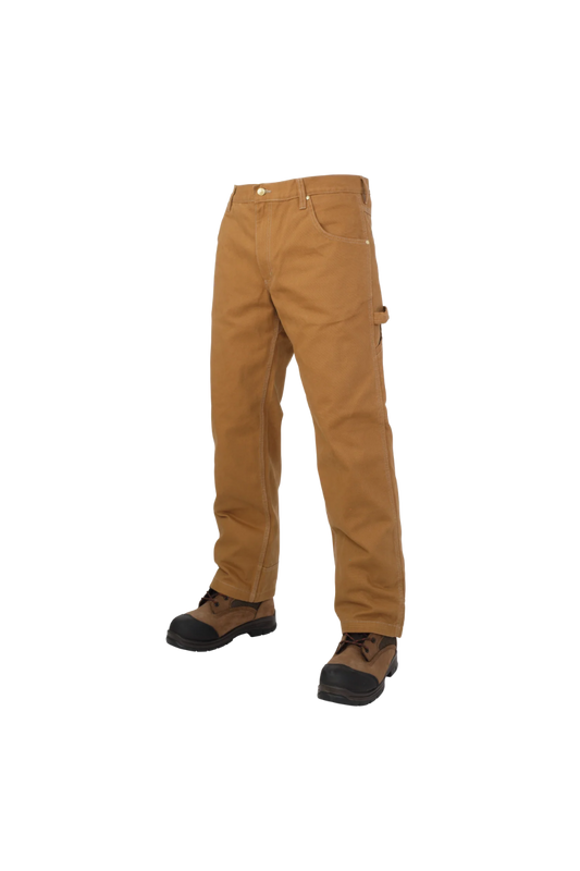 TOUGH DUCK LOOSE FIT WASHED DUCK PANT BROWN