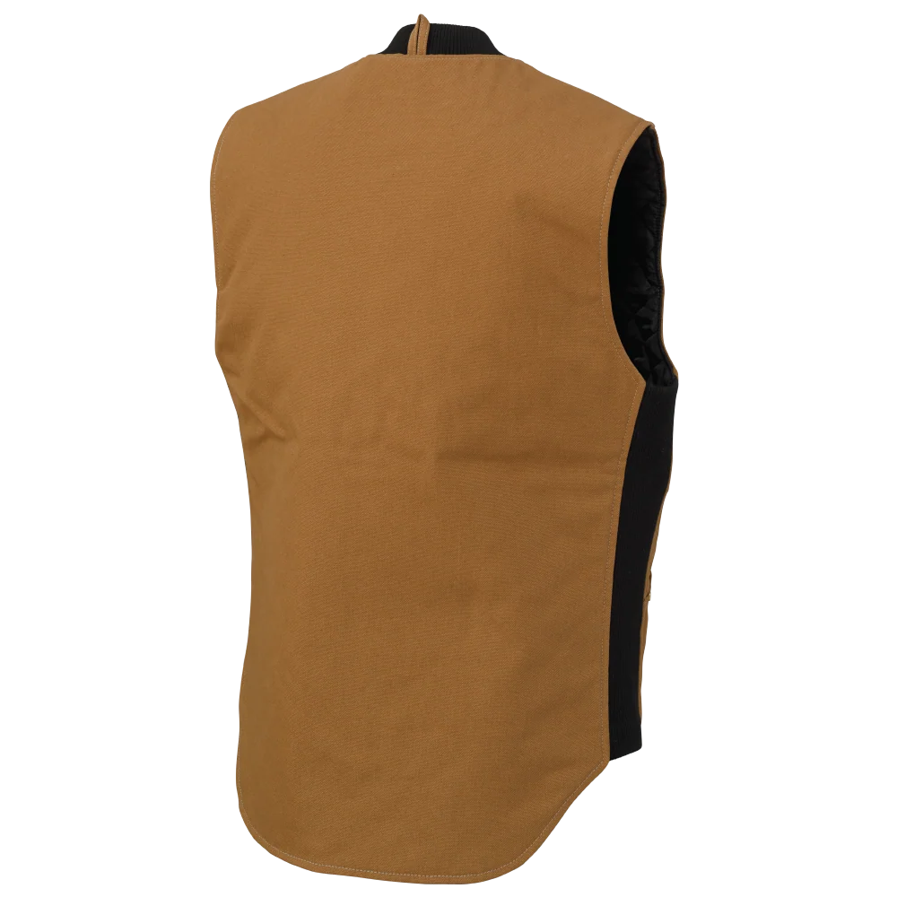 DUCK MOTO VEST BROWN