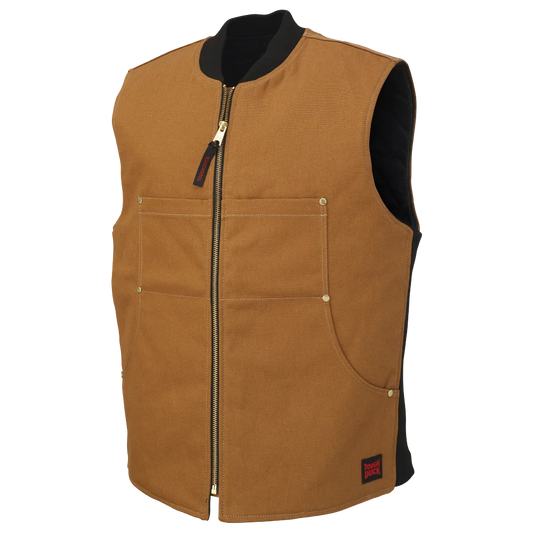 DUCK MOTO VEST BROWN