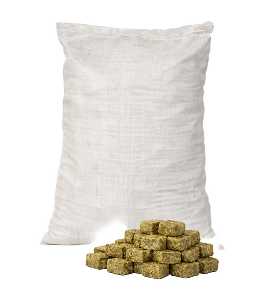 Premium Alfalfa Cubes – Natural Livestock Feed (50 lb / 22.7 kg)