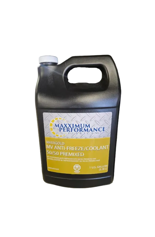 Maxximum Performance MaxxGold MV Antifreeze / Coolant 50/50 Premixed – 3.78L