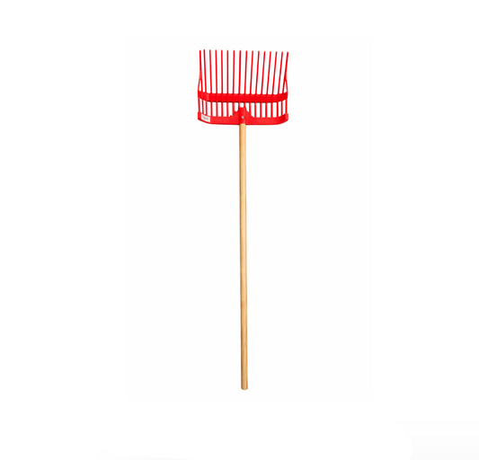 Poly Manure Fork with Wood Handle