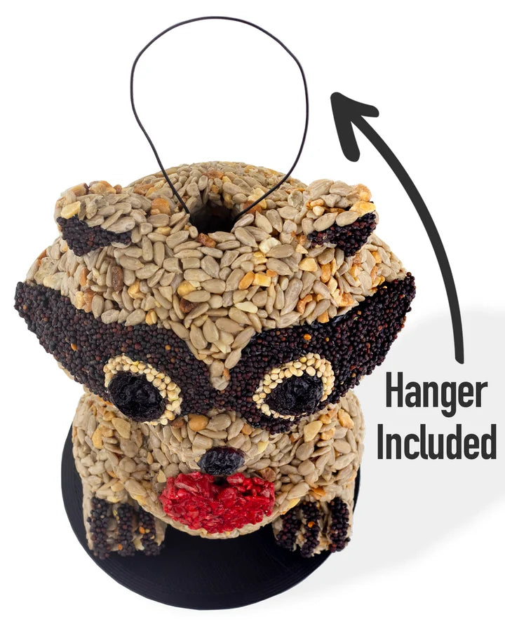 RACOON BUDDY BIRD FEEDER