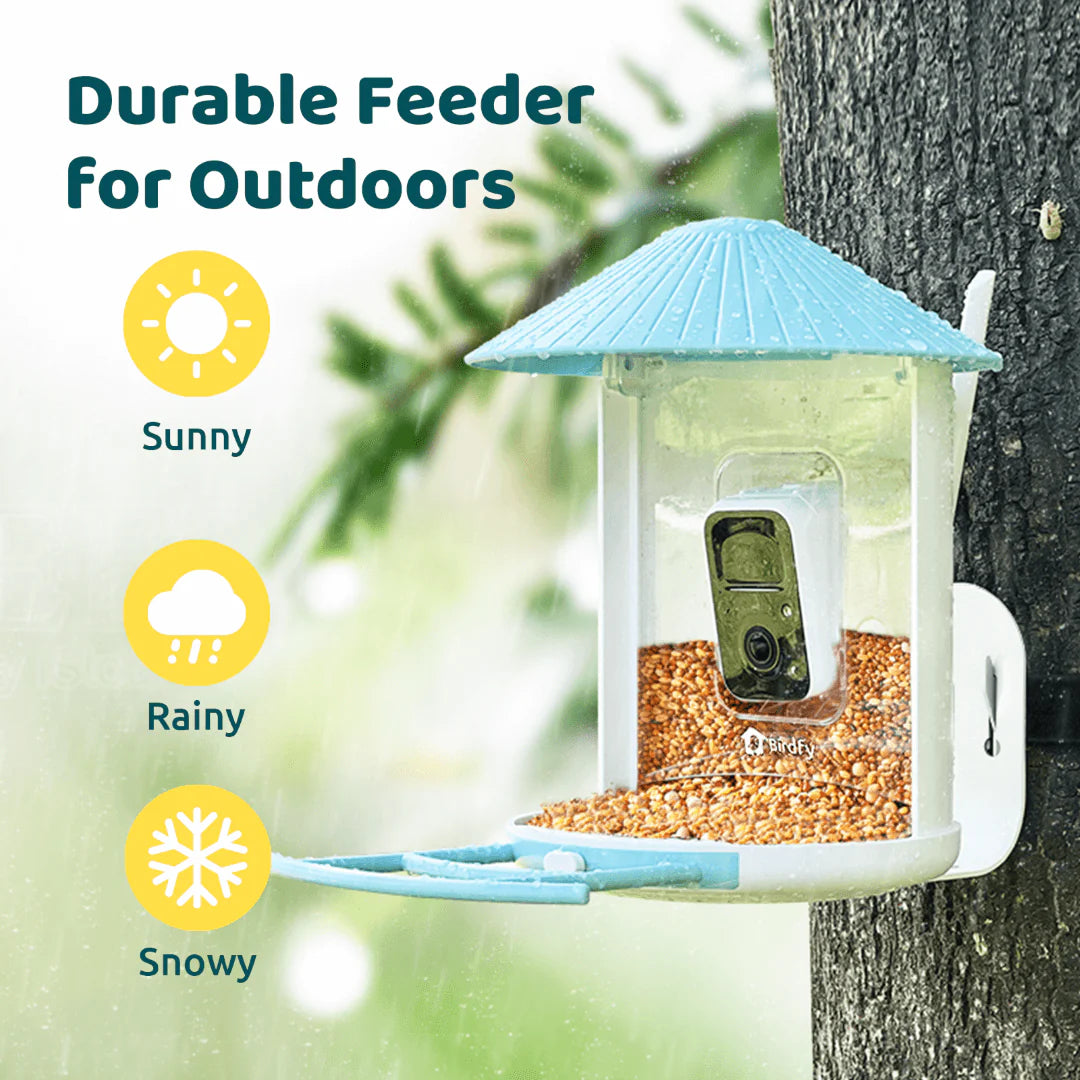 BIRDFY FEEDER 1 AI BY SUBSCRIPTION WITH SOLAR PANEL