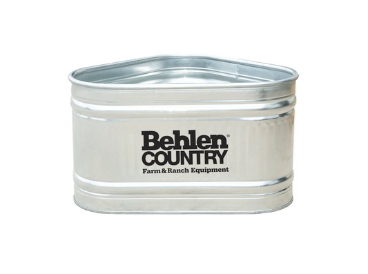 Behlen Country 50140058 Tall Stock Tank, Triangle, 60 gal, Steel, Galvanized