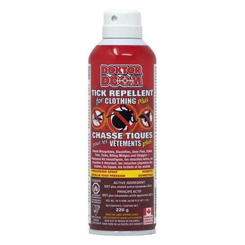 DOKTOR DOOM TICK REPELLENT FOR CLOTHING PLUS
