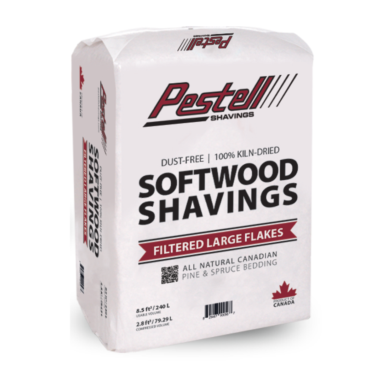 PESTELL FILTERED LARGE FLAKE SHAVINGS - 240L/8.5FT^3