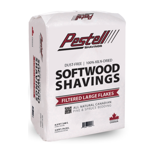 PESTELL FILTERED LARGE FLAKE SHAVINGS - 240L/8.5FT^3