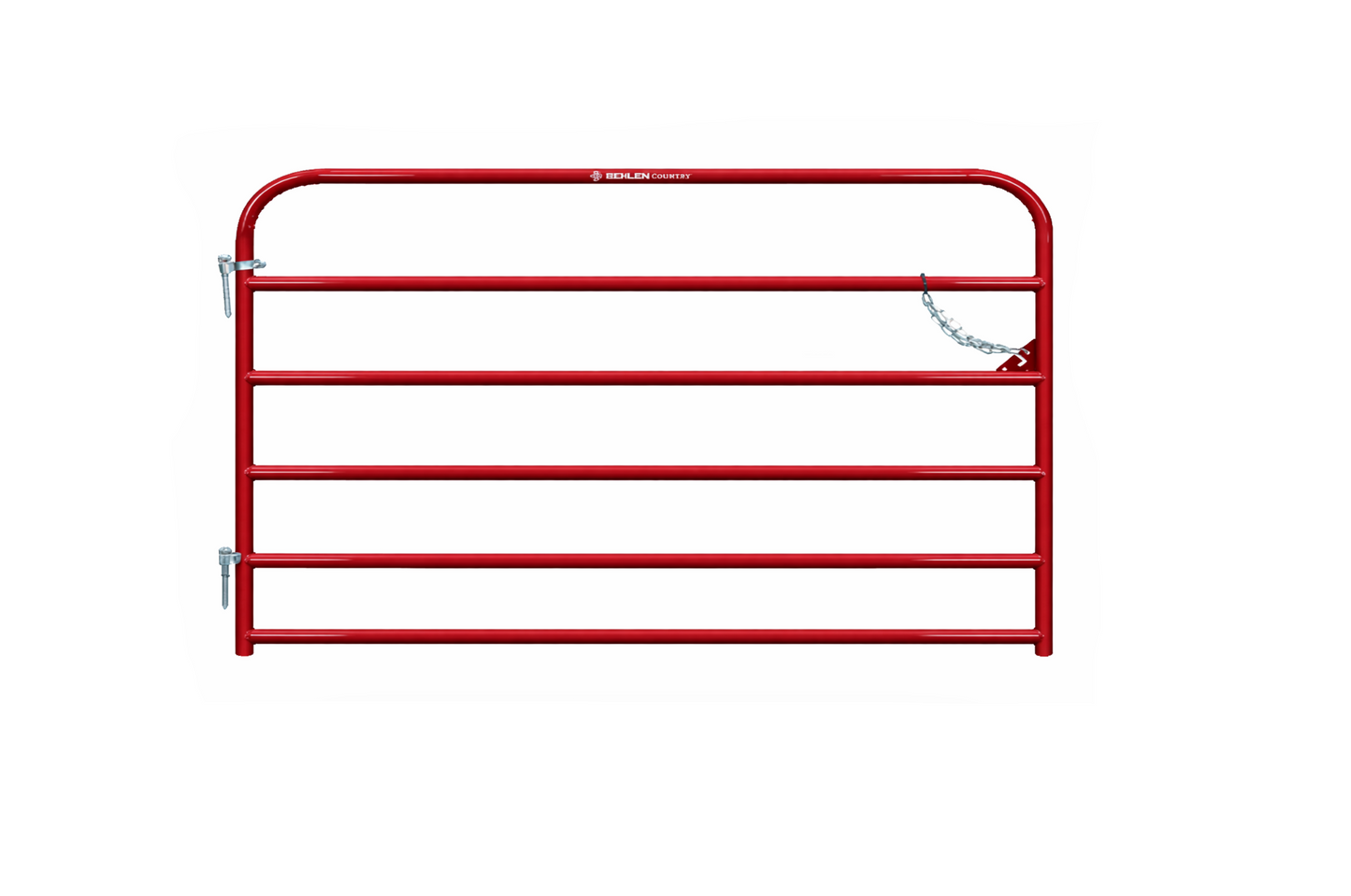 Behlen Country 40130041 Utility Gate, 48 in W Gate, 50 in H Gate, 20 ga Frame Tube/Channel, Red