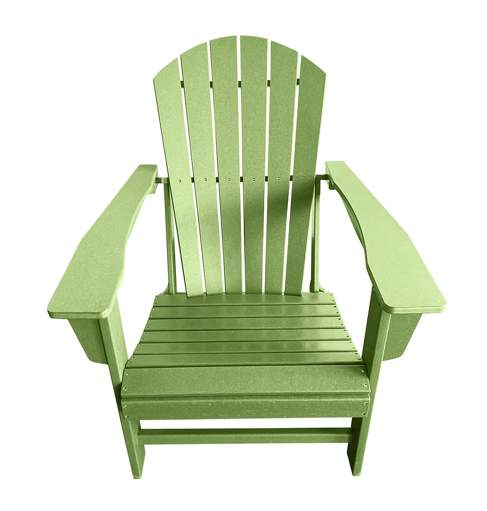 Traditional Resin Wood Adirondack Chair - Sage Green
