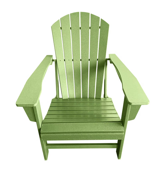 Traditional Resin Wood Adirondack Chair - Sage Green