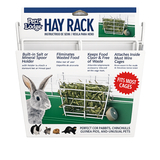 Pet Lodge Wire Hay Rack for Rabbits & Small Pets