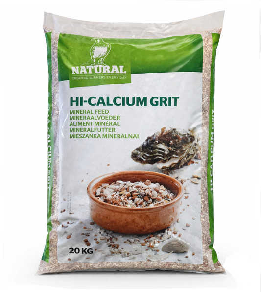 Natural Hi-Calcium Pigeon Grit – 20KG Mineral Blend
