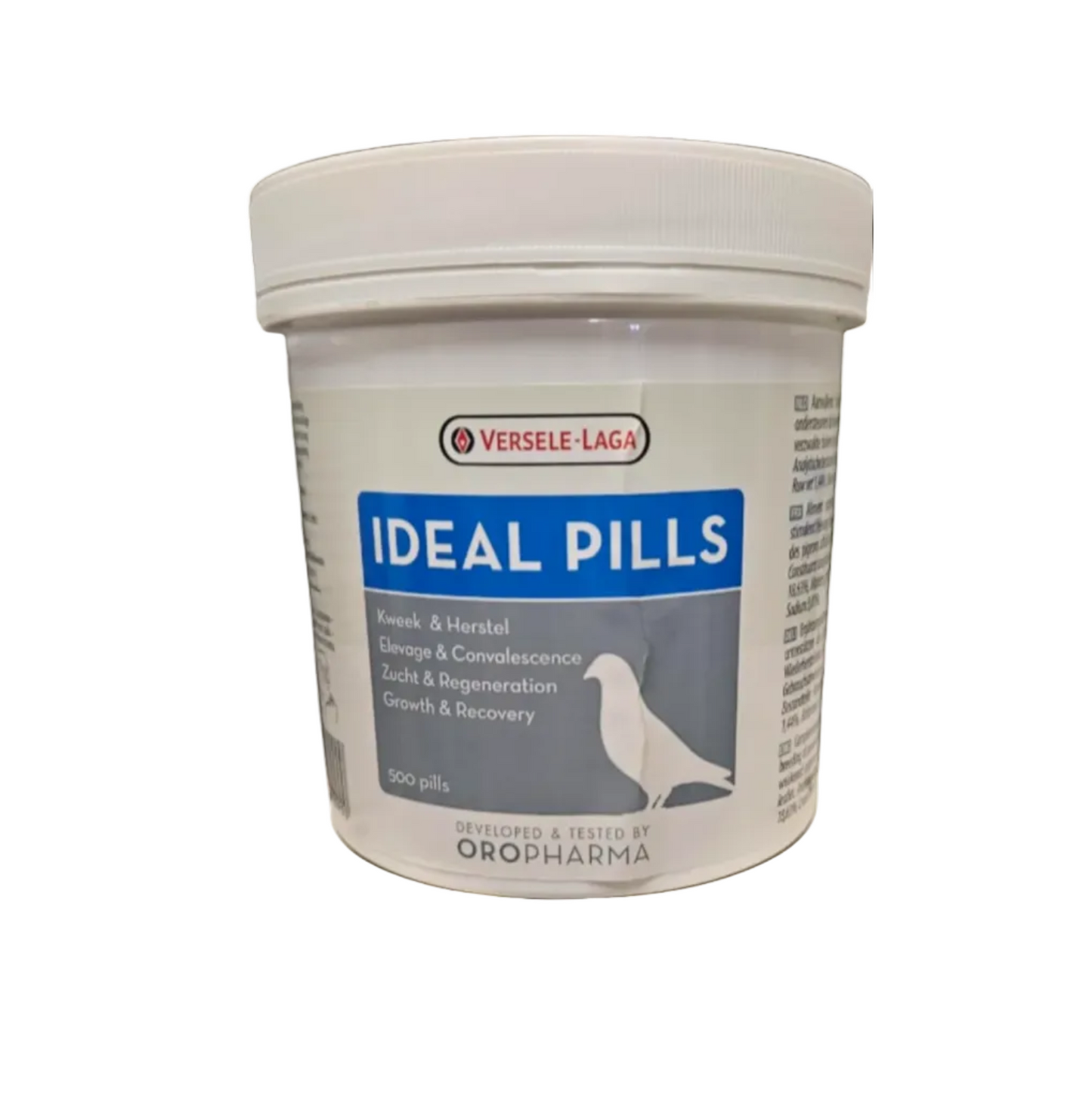 Versele-Laga Ideal Pills for Pigeons – Growth, Recovery & Digestive Support (500 Pills)