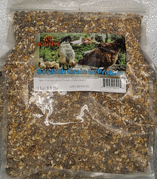 SCRATCH GRAIN WITH BLACK SOLDIER FLY LARVAE 4KG
