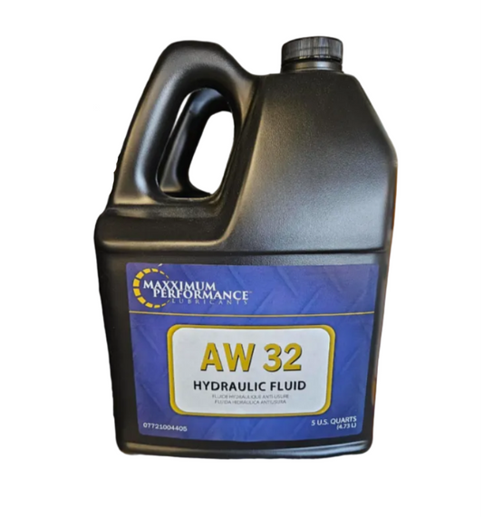 Maxximum Performance AW 32 Hydraulic Fluid – Anti-Wear (4.73L / 5 US Quarts)
