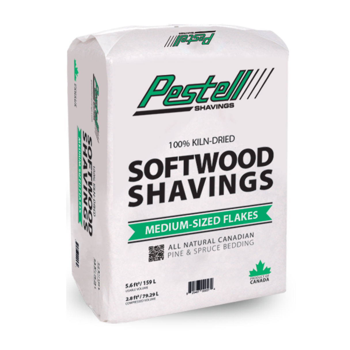 PESTELL SOFTWOOD SHAVINGS- MEDIUM 159L/5.6FT^3