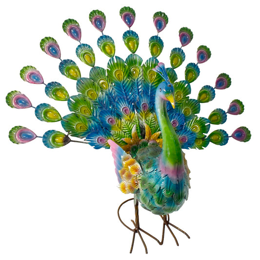 30-inch Peacock Statue