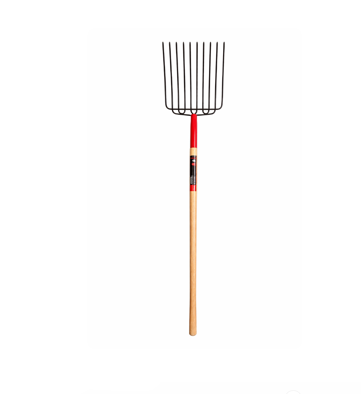 Steel Bedding Fork with Wood Handle