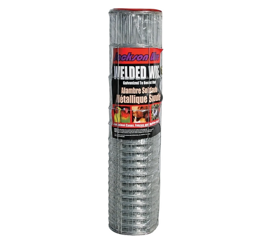 Rabbit Fence, 50 ft L, 28 in H, 16/14 Gauge, Galvanized