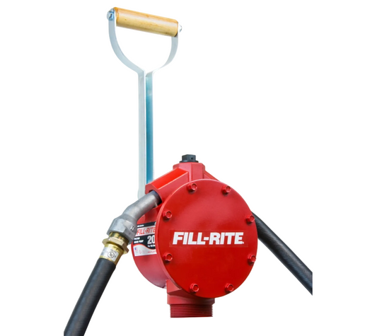 Fill-Rite FR152 Hand Pump, 20 to 34-3/4 in L Suction Tube, 3/4 in Outlet, 20 gal/100 Stroke, Cast Aluminum