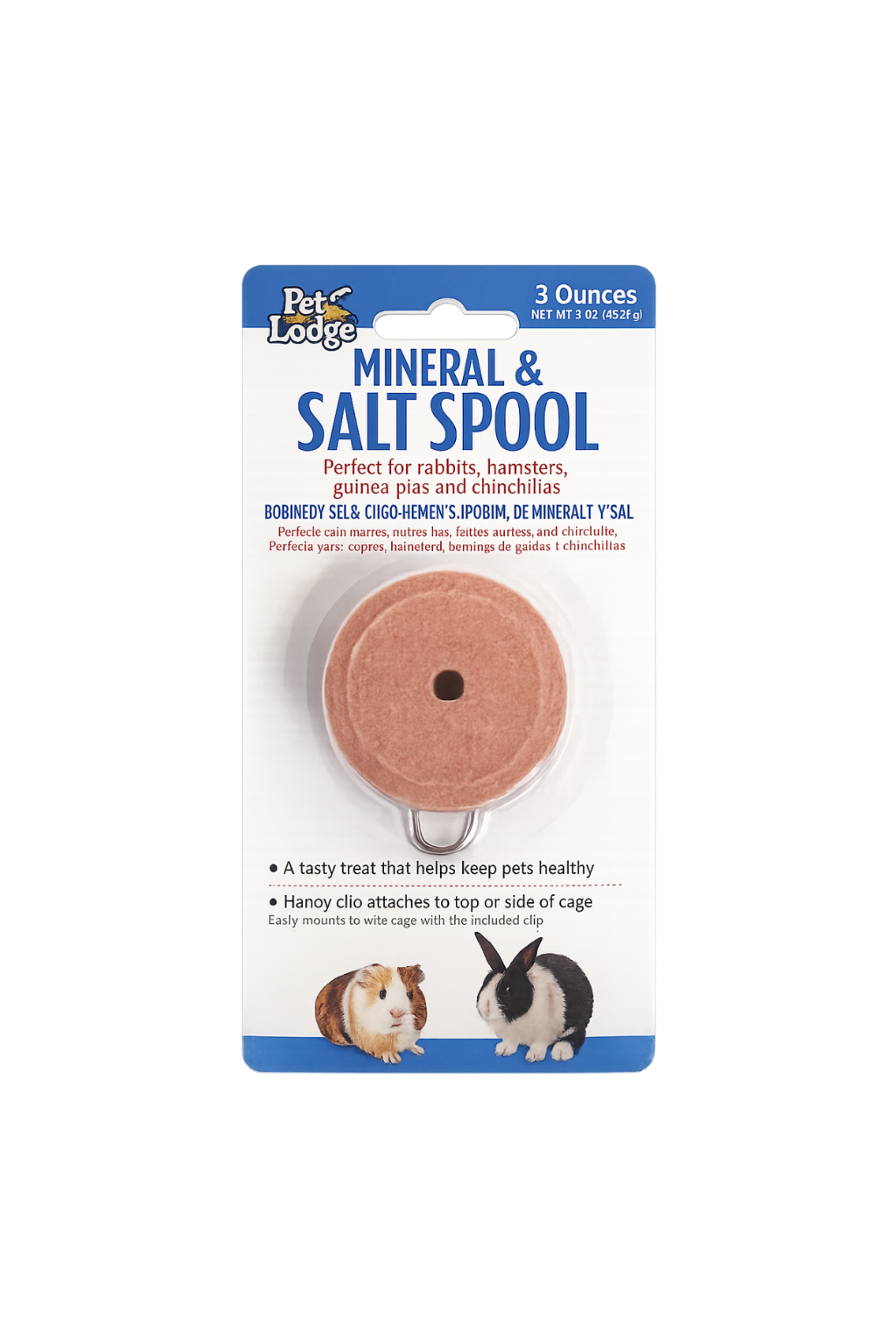 Pet Lodge Mineral & Salt Spool for Rabbits & Small Pets 3oz