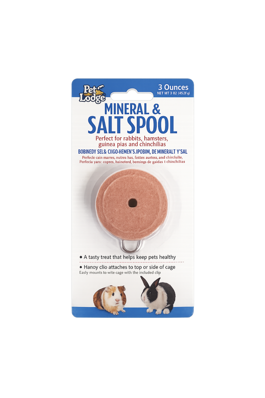 Pet Lodge Mineral & Salt Spool for Rabbits & Small Pets 3oz