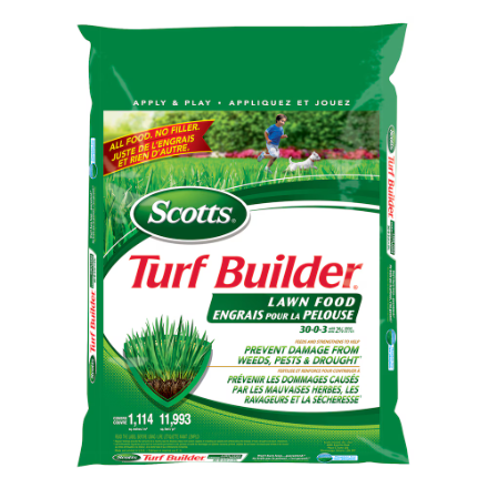 Scotts Turf Builder Lawn Food 30-0-3 14.5kg (1,114 m², 11,993 ft²)