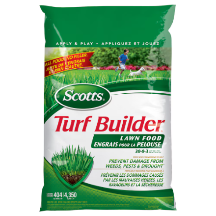 Scotts Turf Builder Lawn Food 30-0-3 5.2kg (404 m², 4,350 ft²)