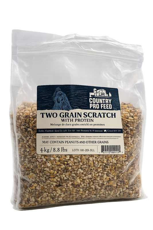 SCRATCH GRAIN WITH BLACK SOLDIER FLY LARVAE 4KG