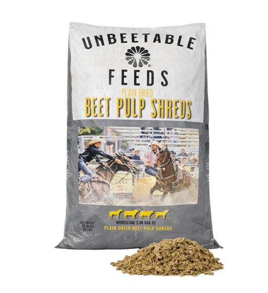 Unbeetable Feeds Beet Pulp Shreds – Plain Dried (22.7kg / 50lb)