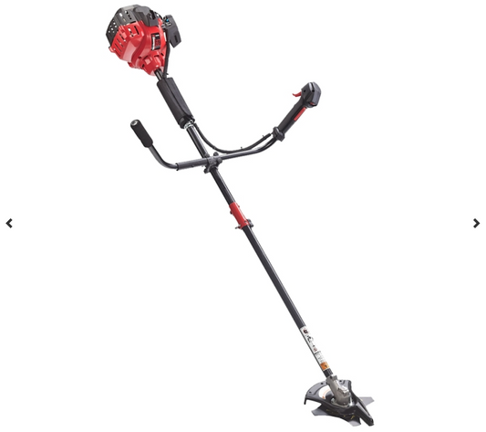Yard Machines 41AD290C800 Bush Trimmer, Gas, Oil, 27 cc Engine Displacement, 42 in L Shaft, Bull-Horn Handle