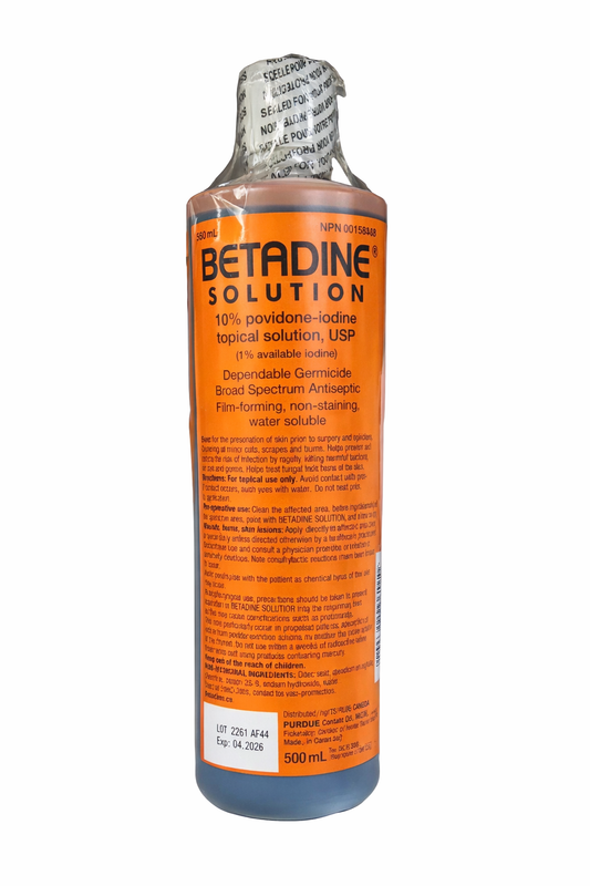 Betadine Antiseptic Solution 10% Povidone-Iodine